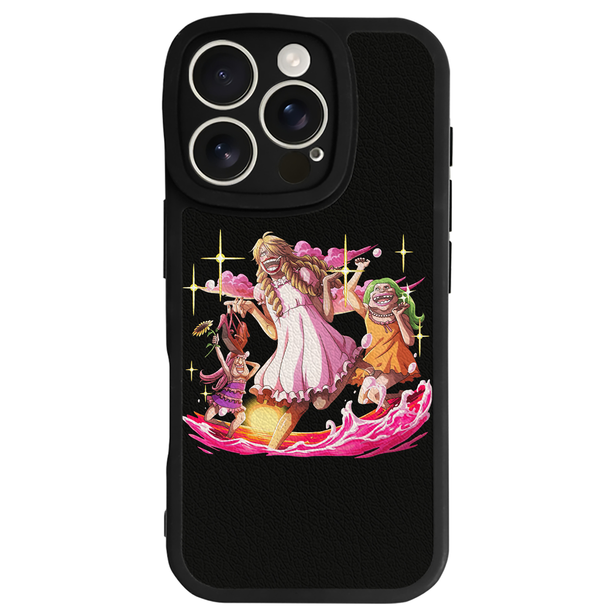 （画像用） ワンピース サンジ ONE PIECE Sanji 【iPhone 16シリーズ対応】シリコンスマホケース（レザー調） 材質：シリコン